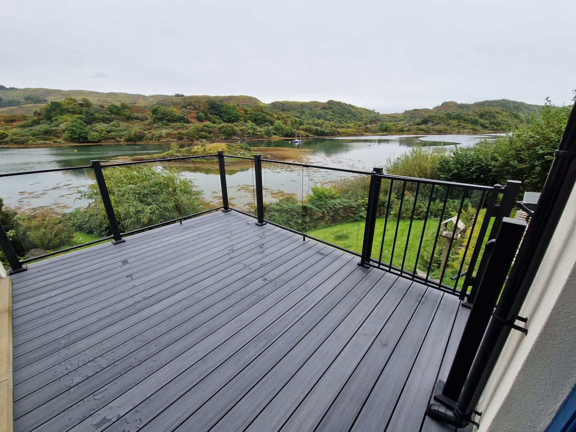 Decking installation project 5 in Scotland - Professional decking by Glenhaus Garden Rooms
